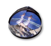 Crystal Rock Diamond Photo Paperweight with Box