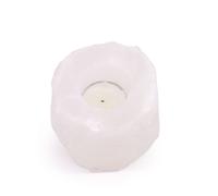 Crystal Rock Himalayan Salt Candle Holder - Hand-Carved, 600-800G