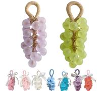 Crystal Rose Soap on a Rope-Handmade Decorative Soap Bar with Floral Fragrance, Gentle Cleansing for Hands & Body, Bathroom Decor, Unisex for Hand Washing & Freshening,Romantic (1, multicolor-16-2pc)