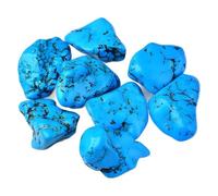 Crystal Rough Stone Bulk Blue Turquoise Rough Stone Stone Handle Ornament Ore Large Grain Crushed Tumbled Diffuser Amalgamated Healing Stones