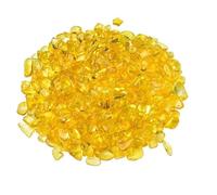 Crystal Rough Stone Bulk Citrine Gravel Small Particles of Fish Tank Bedding Flower Pots Landscaping Decorative Stone for Buddha Use Healing Stones