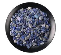 Crystal Rough Stone Bulk Lapis Lazuli Crushed Stone Landscape Decoration Ornaments Fish Tank for Buddha Small Particles Crystal Healing Stones
