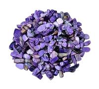 Crystal Rough Stone Bulk Natural Amethyst Crystal Crushed Stone Small Particles of Fish Tank Bedding Planter Landscaping Decorative Healing Stones