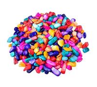 Crystal Rough Stone Bulk Natural Color Shell Crystal Gravel Small Particles of Fish Tank Bedding Flower pots Landscaping Decorative Stone for Buddha use Healing Stones