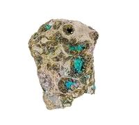 Crystal Rough Stone Bulk Natural Copper-containing Epidote Crystal Rough Stone Ornaments Ore Specimen Aromatherapy Diffuser Demagnetizing Healing Stones