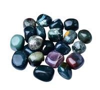 Crystal Rough Stone Bulk Natural Crystal Aqua Agate Tumbled Stone Ornament Ore Specimen Teaching Science Gemstone Bathtub Healing Stones