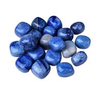 Crystal Rough Stone Bulk Natural Crystal Blue Dongling Tumbled Stone Ornament Ore Specimen Teaching Science Gemstone Bathtub Healing Stones