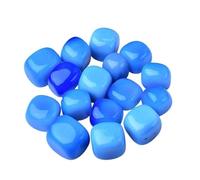 Crystal Rough Stone Bulk Natural Crystal Blue Opal Tumbled Stone Ornament Ore Specimen Teaching Science Gemstone Bathtub Healing Stones