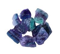 Crystal Rough Stone Bulk Natural Crystal Color Fluorite Stone Crushed Diffuser Aromatherapy for Home Office Ornaments Healing Stones