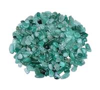 Crystal Rough Stone Bulk Natural Green Crystal Gravel Small Particles Fish Tank Bedding Flower Pot Landscaping Decorative Stone Healing Stones
