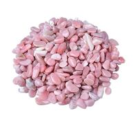 Crystal Rough Stone Bulk Natural Powder Auburn Crystal Gravel Small Particles of Fish Tank Bedding Flower Pots Landscaping Decorative Stone for Buddha Use Healing Stones