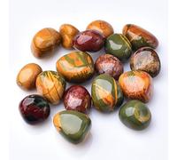 Crystal Rough Stone Bulk Natural Yellow Line Pine Rolling Stone Aromatherapy Diffuser Mining Ore Large Particle Fish Tank Potted Crystal Healing Stones