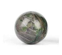 Crystal Rough Stone Polished African Jade Ball Ornaments Collection,Green,65~70mm