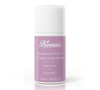 Crystal Salt Stone Deodorant Roll-On - Bussani Mineral Deodorant, Hypoallergenic, Aluminium & Baking Soda Free, Lavender Patchouli, 24-Hour Odour Protection for Teens & Sensitive Skin, 2.02 fl oz