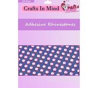 Crystal Self Adhesive Diamante Gems by Crafts In Mind | 2mm (195 Gems) / 3mm (195 Gems) / 4mm (195 Gems) / 6mm (96 Gems) / 8mm (56 Gems) | Rhinestones | 12 Colours (Turquoise, 2mm (195 Gems))