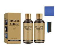 Crystal Serums Set | 2x100ML Ceramic Coating Car | High Gloss Crystal Coatings Serums Light Kit with Sponge & Towel | 9H Hardness DIYs Coating Car Polishs Ceramic Sealant for Detailing