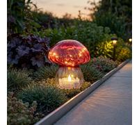 Crystal Shroom Solar Garden Light