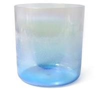 Crystal Singing Bowl, 432Hz,Gradient Blue Alchemy Sound Bowl, Quartz Chakra for Yoga Meditation & Sound Healing, Acrylic Striker & O-ring Included(6 inch F note)