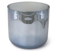 Crystal Singing Bowl, 432HZ,Starry Gary Alchemy Sound Bowl for Yoga Meditation, with Free Acrylic Striker & O-ring, Quartz Chakra Bowl(8"E)