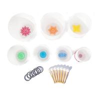 Crystal singing bowl 6-12 Inch Crystal Singing Bowls Chakra Sets, Sound Healing Therapy And Meditation, Balancing Body Chakra, Adjusting Emotional State(440hz)
