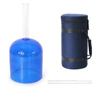 Crystal Singing Bowl, 7 Inch Handheld Clear Crystal Singing Bowl, 432Hz For Meditation And Stress Relief, Mindfulness, Ear Cleansing, With Carry Case And Acrylic Striker(F Note)