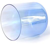 Crystal Singing Bowl, 8 Inch 432HZ Premium Quartz Crystal Singing Bowl, With Striker & O-ring(Indigo,F Note)