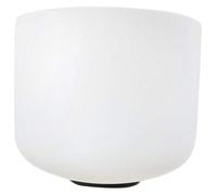 Crystal Singing Bowl, 8 Inch 432Hz Singing Bowl Perfect Sound Note F Heart Chakra Frosted Quartz Crystal Meditation with Rubber Ring