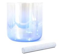 Crystal singing bowl Alchemy Crystal Singing Bowl, Gradient Blue(432hz,6 inch E Note)