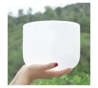 Crystal Singing Bowl Crystal Quartz Singing Bowl 8 Inch 432Hz Yoga Meditation Sound Bowls Professional Healing Instruments(8 inch G Note 432Hz)