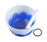 Crystal Singing Bowl, Design Sound Healing Frosted Stress Relief Improve Sound Resonance Frequency Singing Bowl for Decoration (12in C Note)