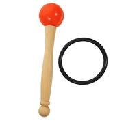 Crystal Singing Bowl Mallet Set Rubber O 2 Piece Accessory for Meditation and Sound Sturdy Wooden Handle and Soft Striker for Yoga Practices