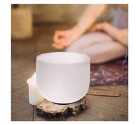 Crystal Singing Bowl， Quartz Crystal Singing Bowl 6-8 inch 432Hz 440Hz Multiple Notes Meditation Yoga 7 pcs(6 inch)