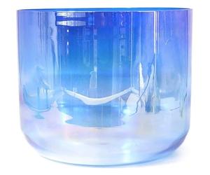 Crystal Singing Bowl Set, 440Hz,For Yoga Meditation & Sound Healing, Quartz Chakra Bowl, With Free Acrylic Striker & O-ring, Purple (6 Inch A Note)