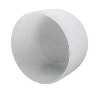 Crystal Singing Bowl Singing Bowls 9 Inch 440hz/432hz White Quartz Bowl Crucible Sound Healing Crystal(440hz)