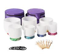 Crystal Singing Bowls For Healing Sound Bowl Meditation Set Of 7 Pcs 6-12 Inch Chakra Quartz Crystal Singing Bowls Sound Healing Instrument,6,12 Inch 432 Hz