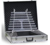 Crystal Singing Harp - 8 Note CDEFGABC, Quartz for Sound Bath and Meditation, Comes with Mallet and Aluminum Box, Tuned to 432Hz/440Hz