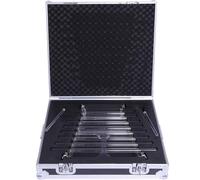 Crystal Singing Harp, 8 Notes CDEFGABC, Perfect Pitch at 432Hz/440Hz, with Carrying Aluminum Case for Sound Bath and Meditation
