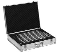 Crystal Singing Harp, For Buddhist, Stress Reduction, With Crystal Striker, With Aluminum Suitcase, Perfect Healing Musical Instrument (Size : 440HZ)