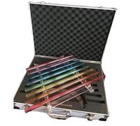 Crystal Singing Harp - Healing Musical Instrument for Yoga, Sound Therapy, Stress Reduction, and Chakra Balance, Includes Aluminum Suitcase