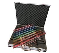 Crystal Singing Harp, Perfect Healing Musical Instrument, 8 Notes C5 D5 E5 F5 G5 A5 B5 C6, With Aluminum Suitcase， For Sound Therapy Healing (Size : 440HZ)