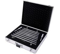 Crystal Singing Harp, Perfect Healing Musical Instrument for Buddhist, Yoga, Stress Reduction, Sound Therapy, Healing, Chakra, Quartz Crystal Singing Harp with Aluminum Suitcase,Transparent