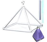 Crystal Singing Pyramid Clear Quartz Crystal Singing Pyramid Healing Musical Instrument for Sound Healing Meditation Accessories (Size : 8 inch+bag)