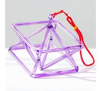 Crystal Singing Pyramid, For Healing Meditation, Sound Healing Meditation Accessories, Excellent Sound， With Crystal Singing Bowl Striker(5 Inch)