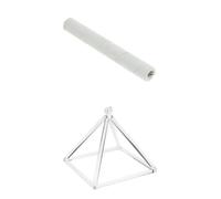Crystal Singing Pyramid | Premium Quartz D Note Meditation Bowl Set for Chakra Balancing and Sound Therapy