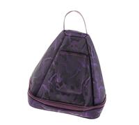 Crystal Singing Pyramid Traveling Carry Bag Case 7inch Purple Camouflage