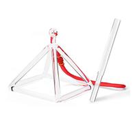 Crystal Singing Pyramid with Percussion Rod - Meditation Sound Healing Instrument Available in 6in, 8in, 10in, 12in