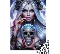 Crystal Skull 1000 Piece Jigsaw Puzzle For Adults Family Challenge Toys Stress Relief Puzzle Exercise The Memory of The Brain for Family Decorations 1000pcs (75x50cm)
