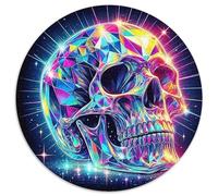 Crystal Skull 1000 Piece Jigsaw Puzzle for Women, Men Day of The Dead Brainteasing Jigsaws Challenge Games Fun Present & Activity 1000pcs (67.5x67.5cm)