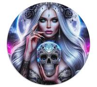 Crystal Skull 1000 Teile Puzzle Für Erwachsene Familien-Challenge Stresslindernde Unterhaltung Gedächtnis Trainieren Für Die Ganze Familie, Geschenke Für Frauen & Männer 1000pcs (67.5x67.5cm)