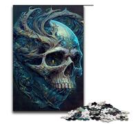 Crystal Skull Piece Puzzle Wooden Jigsaw Perfect for Teenagers Family Bonding Brain Teaser & DIY Home Decor Gift 1000 PCS(75x50cm)